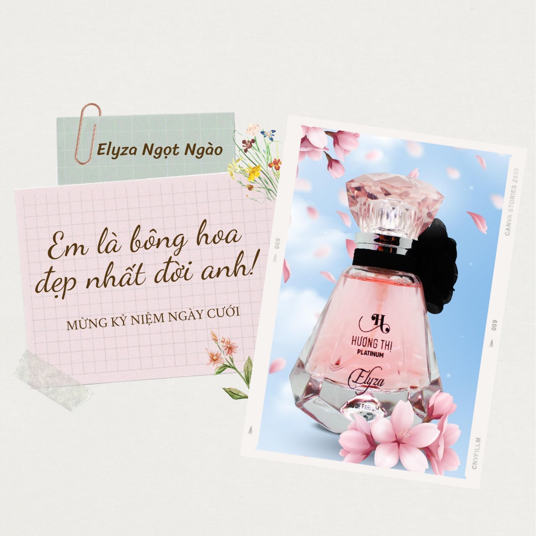 Nước hoa nữ cao cấp Elyza HƯƠNG THỊ PLATINUM - 30ml