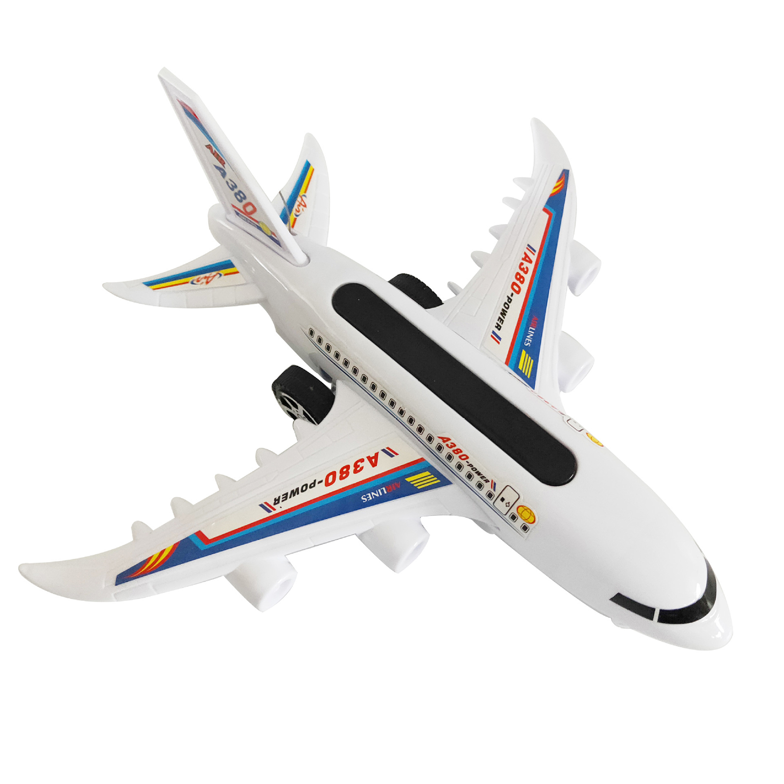 【EcoDealsq】Airplane Toy Remote Control Rotating Electric Creative Movable RC for Outdoor. 