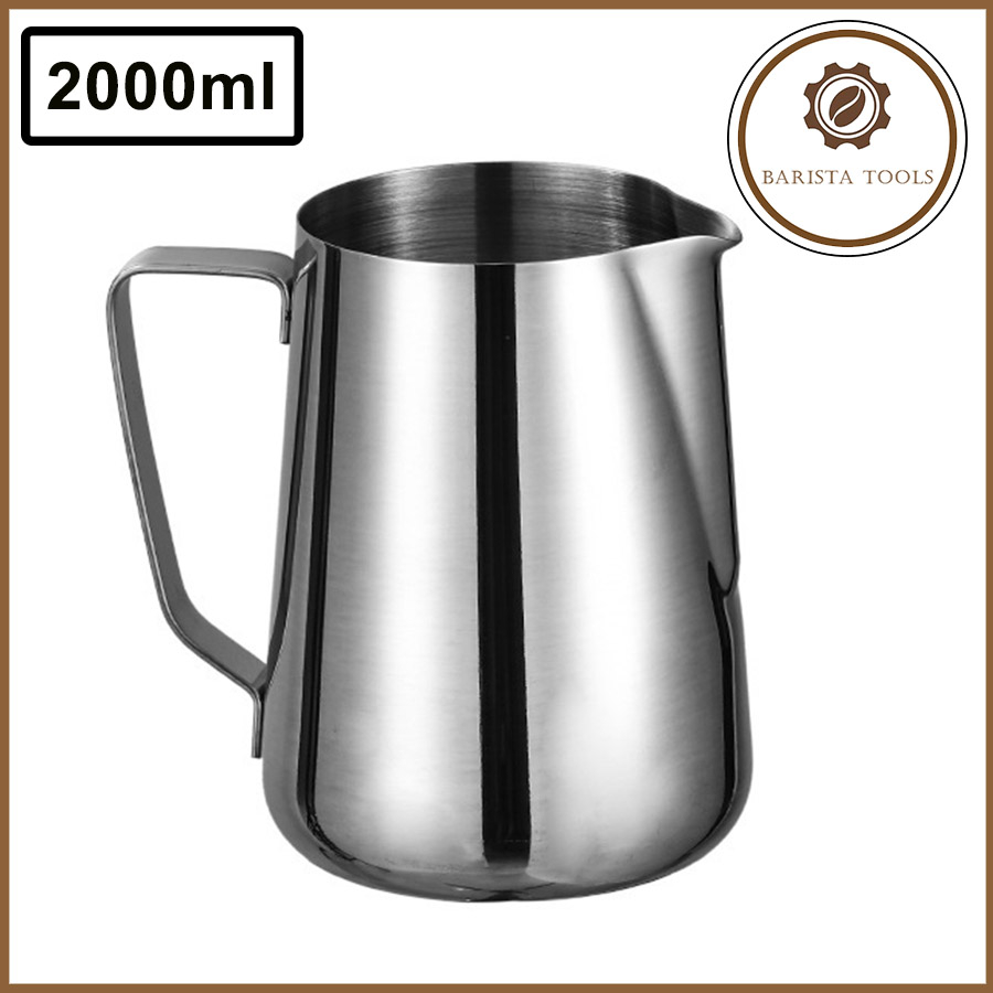 Ca đong inox 2 lít không nắp | Dụng cụ barista