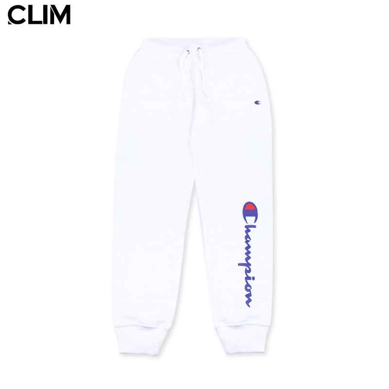 white champion trackies