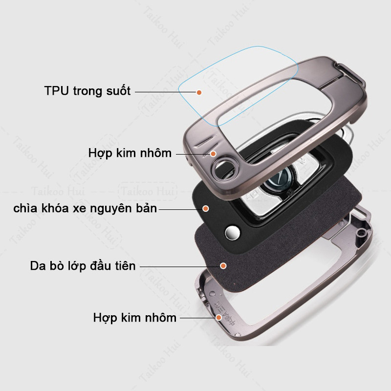 ốp chìa khoá Vinfast Fadil xe điện, bọc khóa cao cấp bảo vệ chìa khóa