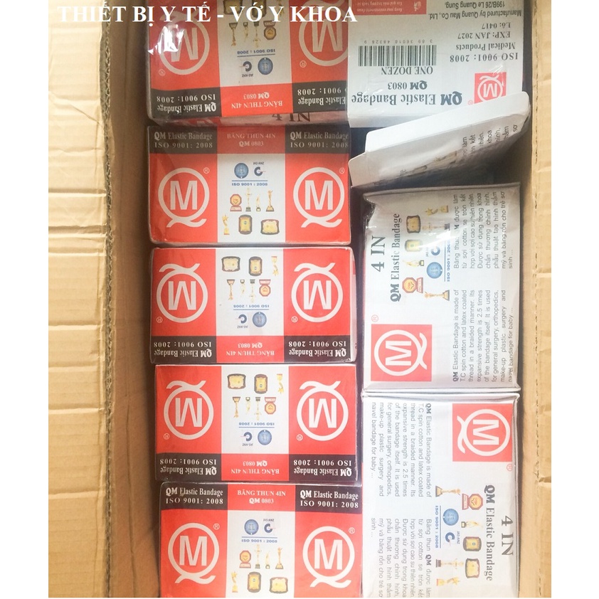 Băng thun y tế Quang Mậu (1 móc, 2 móc, 3 móc, 4 móc)