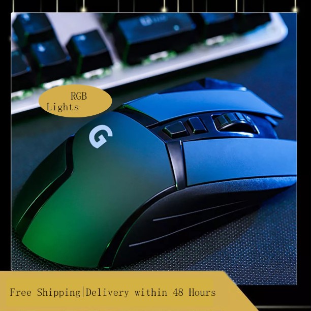 EtC Electronic G502 Wired Cool RGB Backlight 7200DPI 8 Buttons Gaming Mouse Computer Accessory