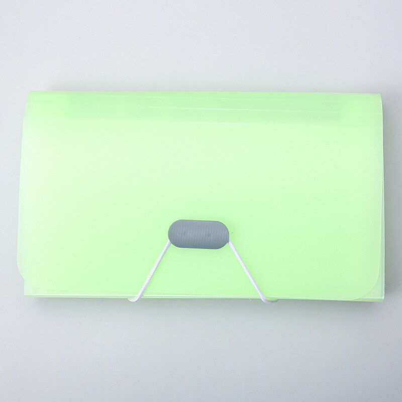 A6 Expanding File Folder Buckle Wallet Organ Bag Documents Folders Organizer File Pouch Bill Folder Family School Office Binder