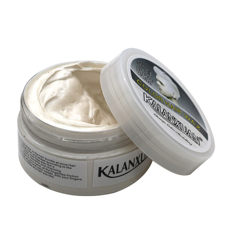 Temporary Colour Hair Wax Japan Silver Ash grey Color mud styling