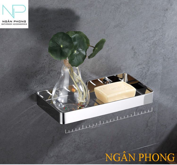 [HCM]KỆ ĐỰNG XÀ PHÒNG INOX 304-DÀY