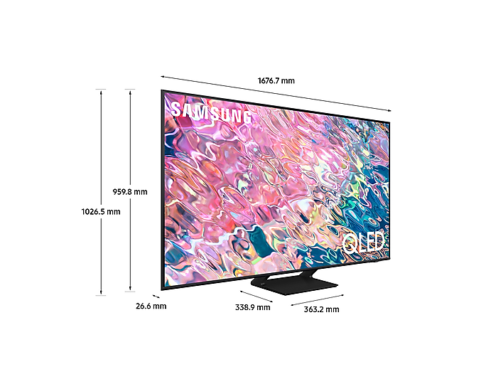 [Miễn phí lắp đặt + Freeship] Smart TV Samsung 4K QLED 75 inch QA75Q60BAKXXV