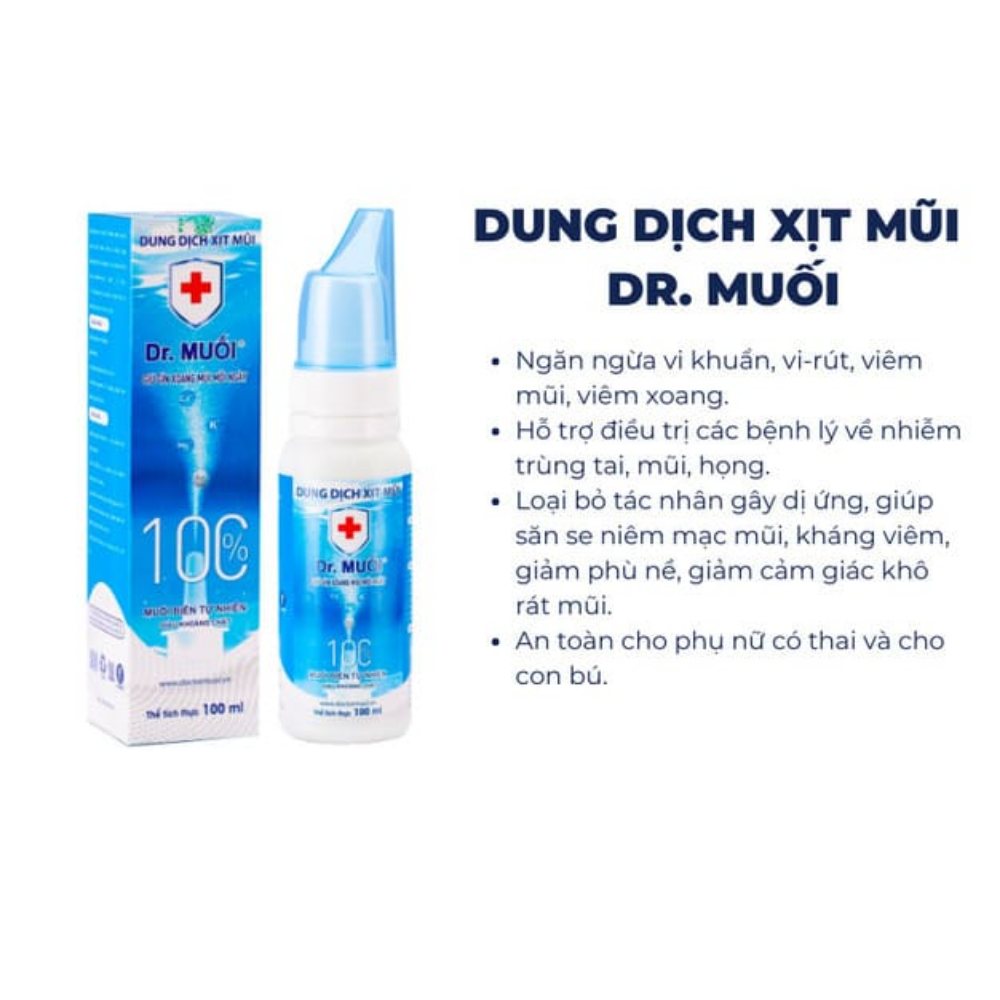 Dung dịch xịt mũi Dr. Muối (100ml)