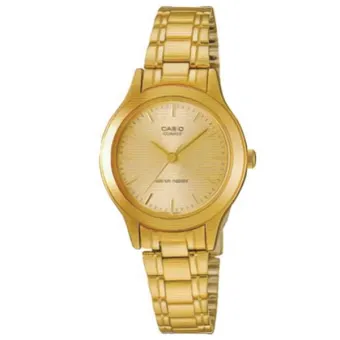 casio ladies stainless steel watch