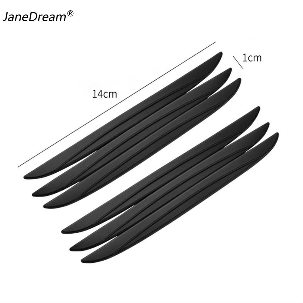 JaneDream 4Pcs Universal Car Door Edge Scrape Guard Bumper Guards Protector Rearview Mirror Protection Sticker Protective Strip BYD ATTO 3