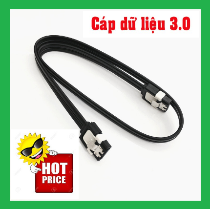 Cáp dữ liệu máy tính SATA 3.0 dùng cho HDD, SDD