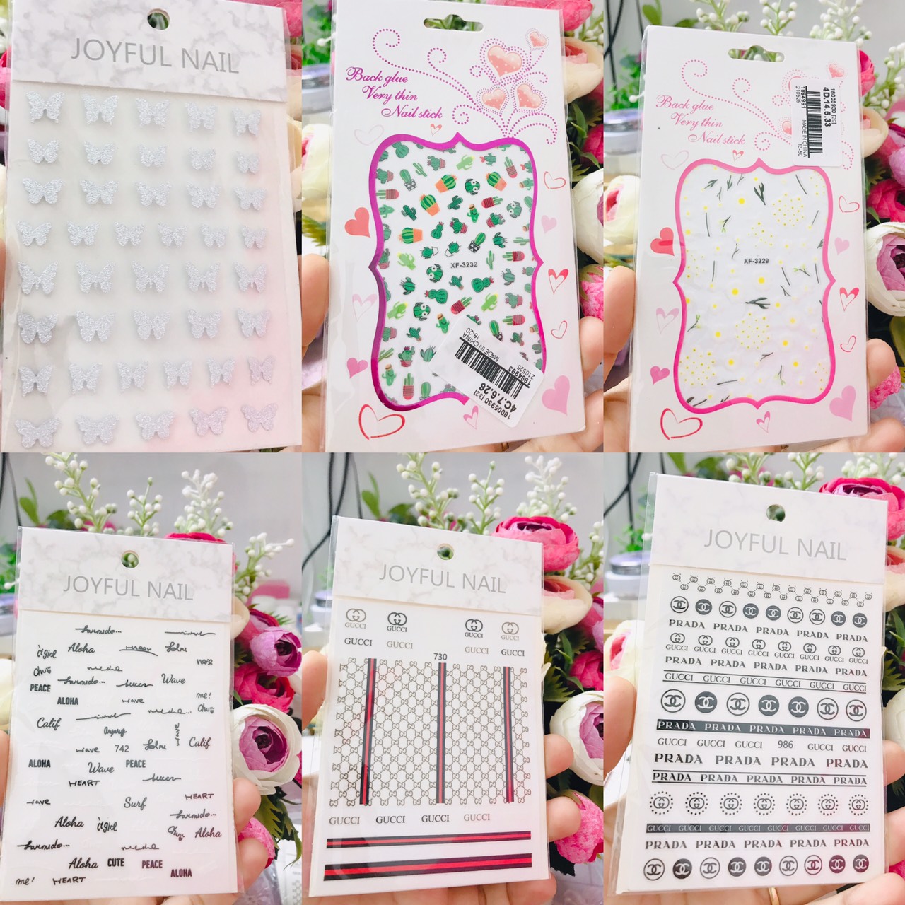 Miếng stick dán mong siêu cute dành cho NAil