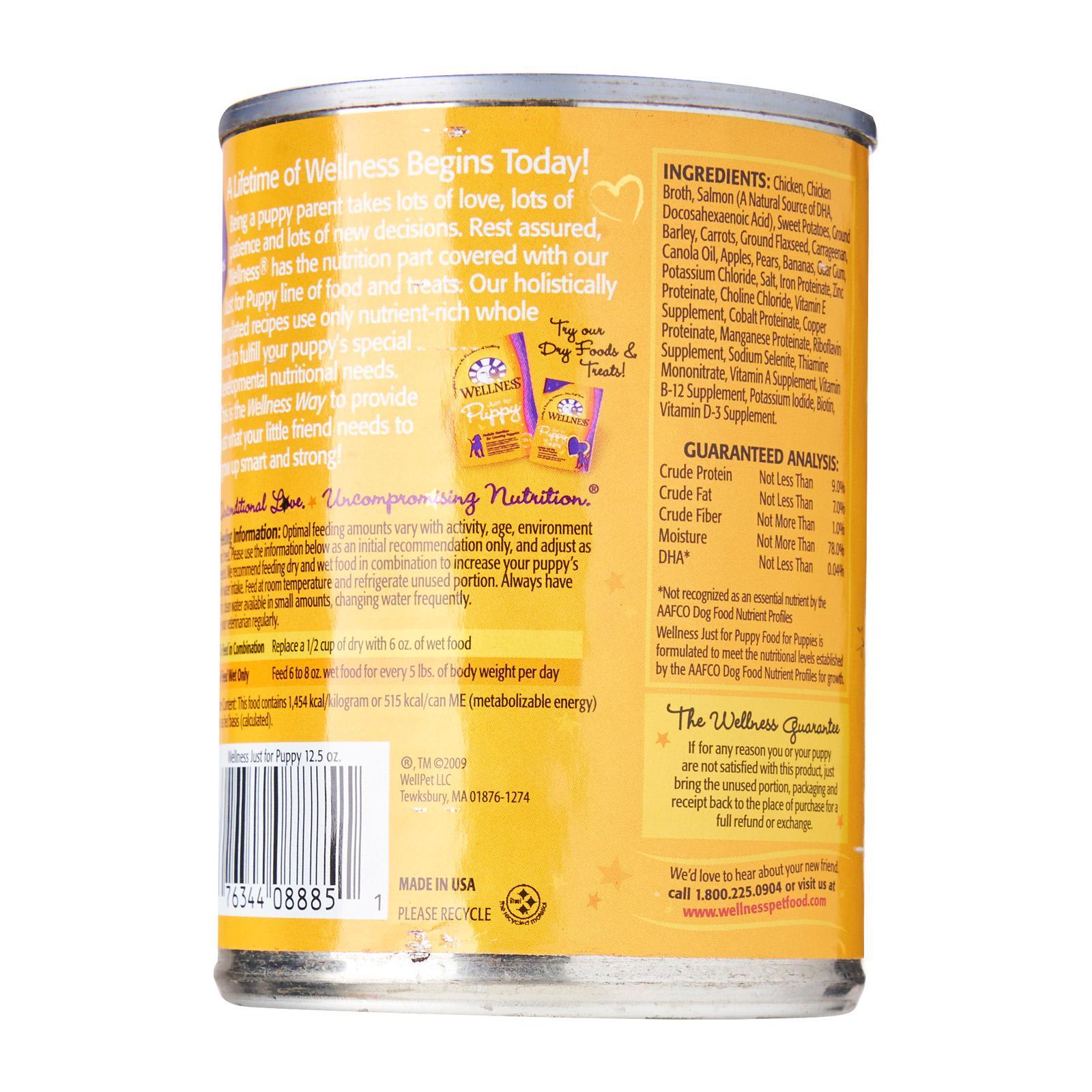 wellness just for puppy