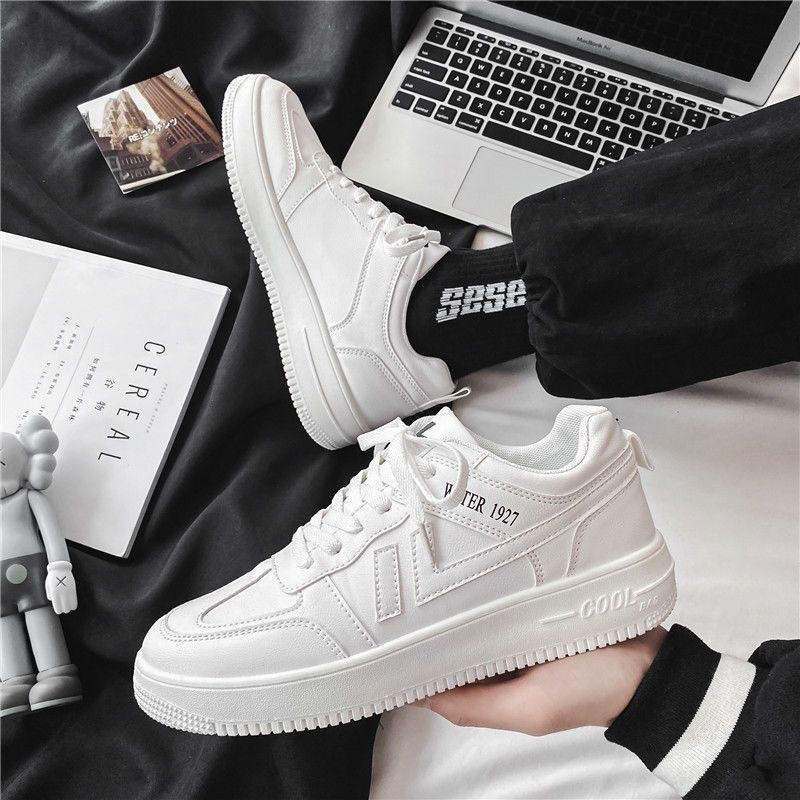 VASIBAENSpring men's shoes breathable deodorant casual sports shoes Korean version trendy canvas shoes male students board shoes white shoes male