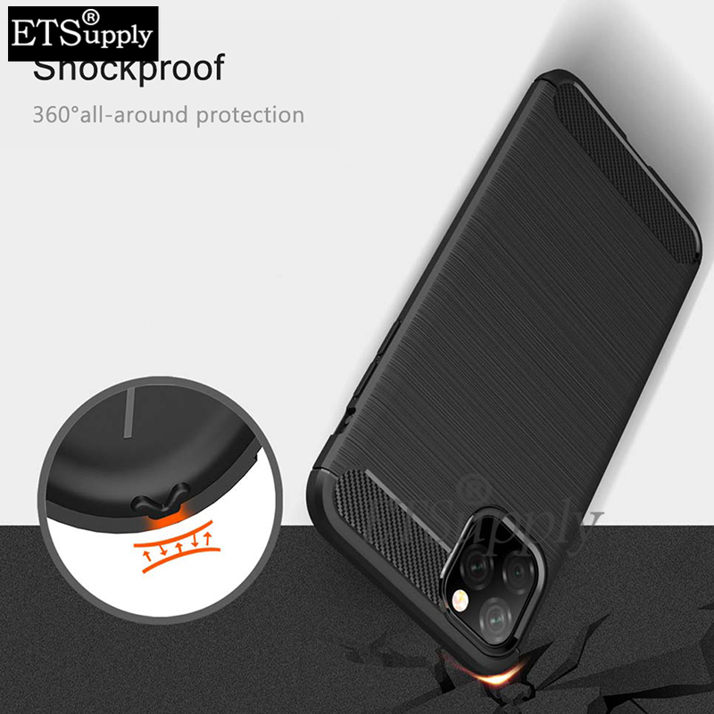 For OPPO A5 Pro Case Carbon Fiber Soft TPU Silicone Anti-fingerprint Shockproof Business Protection For OPPO A5 Pro.
