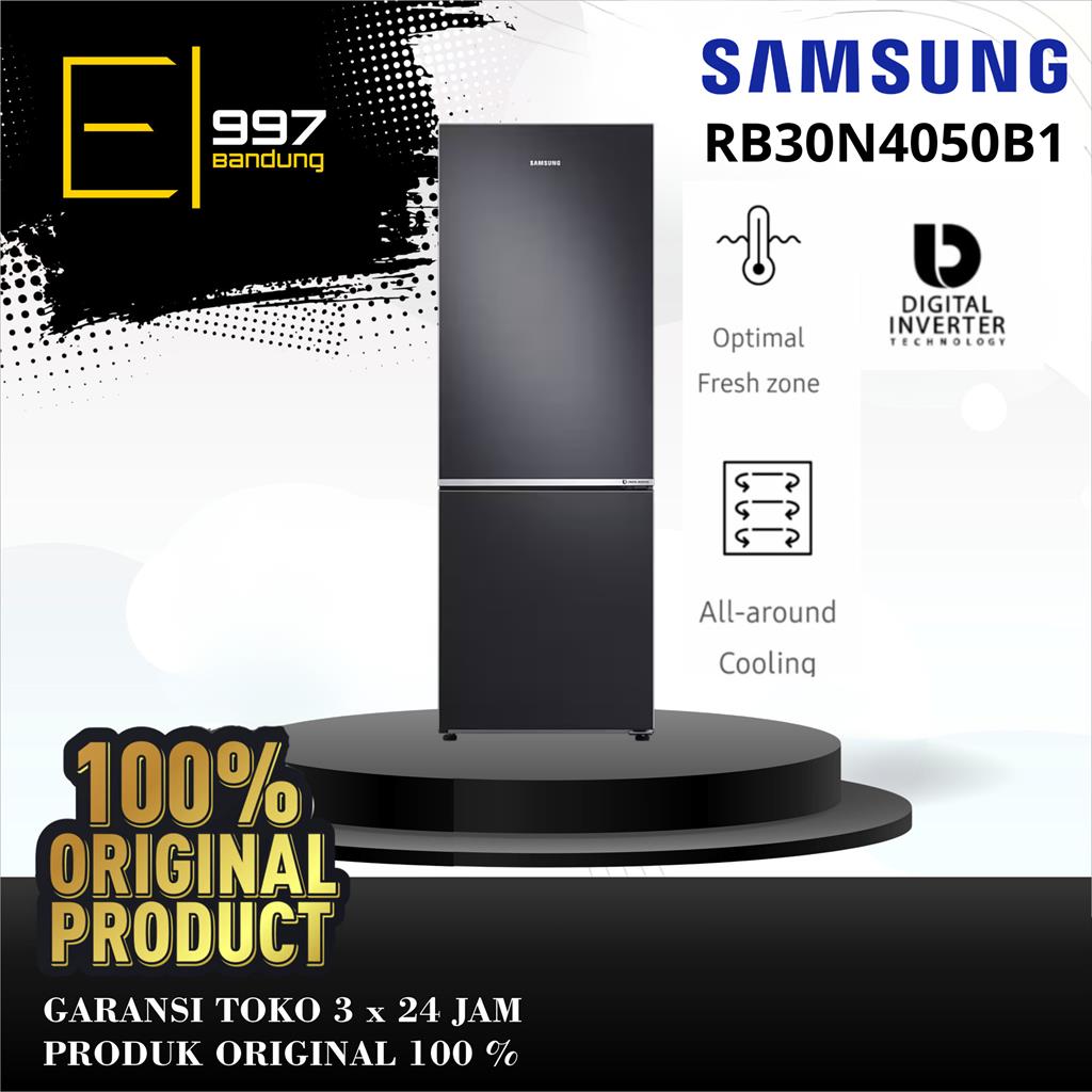 Kulkas SAMSUNG RB30N4050B1 / RB30 , 2 Pintu Bottom Freezer 315 L