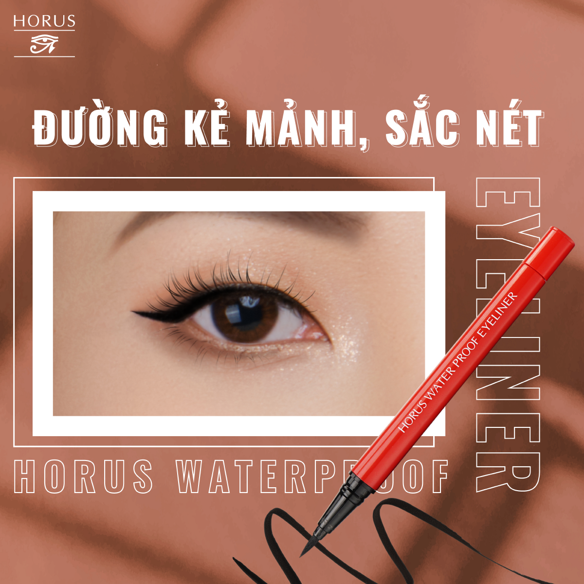 [Quà tặng không bán] Horus Kẻ mắt Water Proof Eyeliner