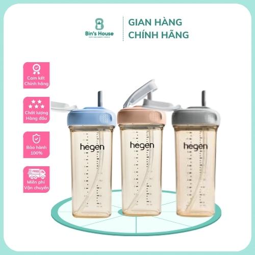 Bình tập uống có ống hút Hegen 330ml [Chính hãng]