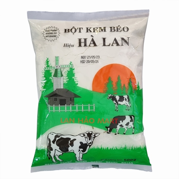 BỘT KEM BÉO HÀ LAN BỘT SỮA HÀ LAN GÓI 500G