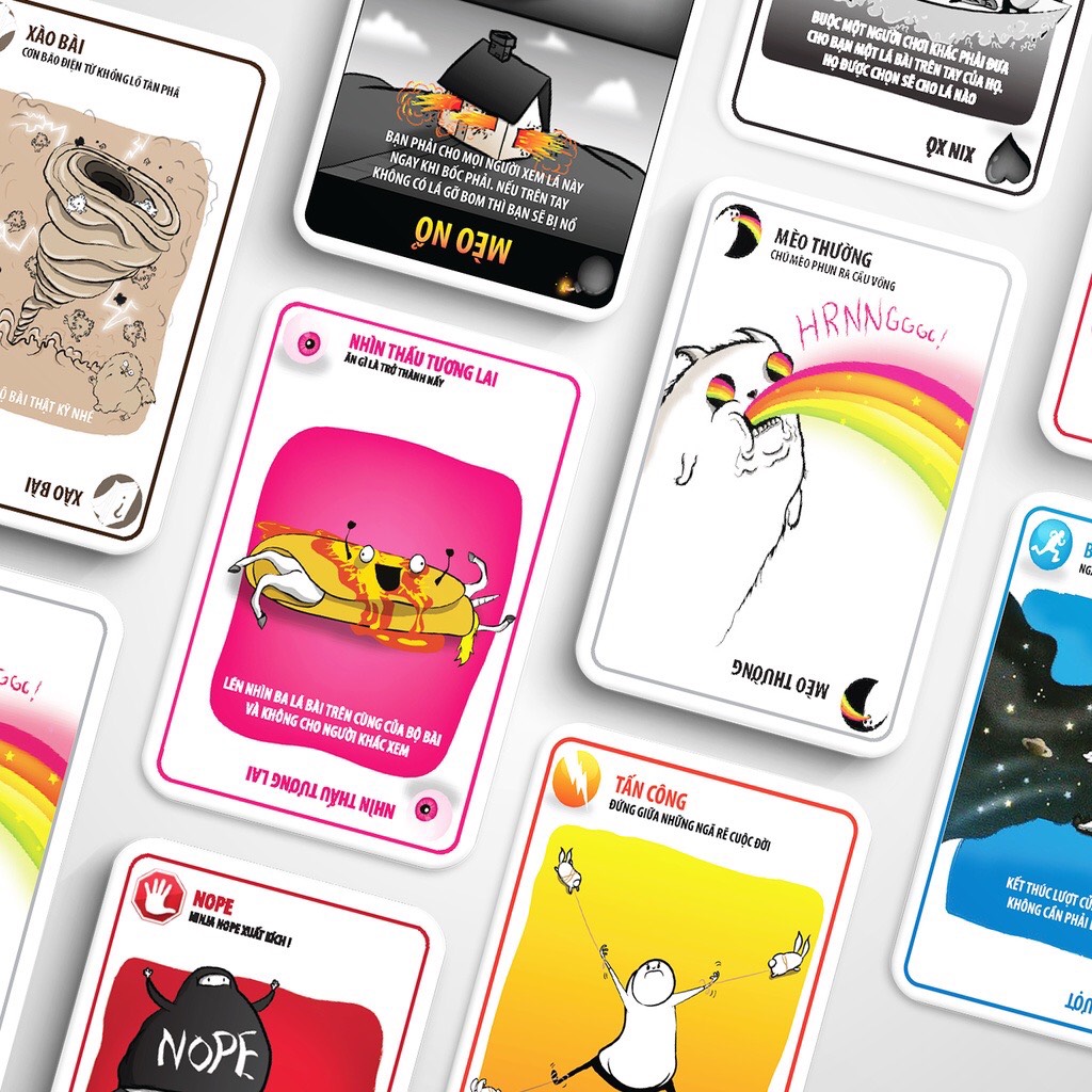 Mèo Nổ hộp cứng TOP BOARDGAME - Exploding Kittens BoardGame
