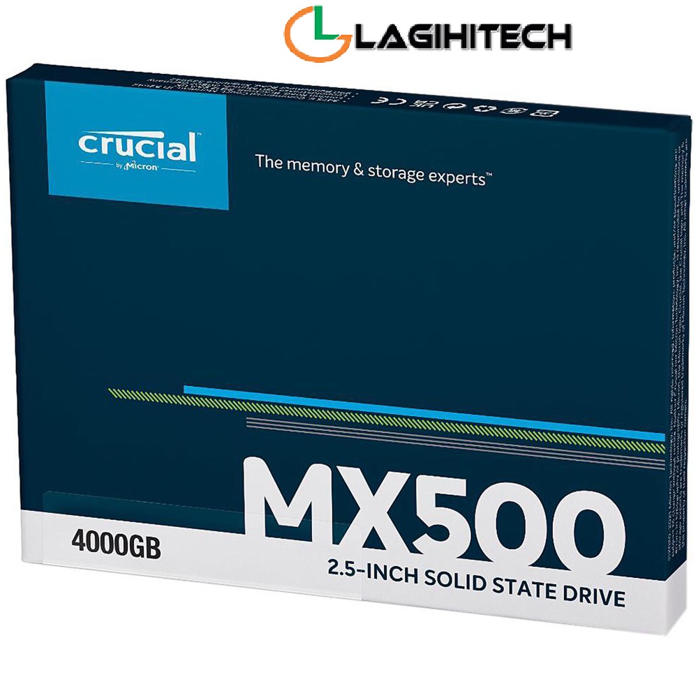 Ổ cứng gắn trong SSD Crucial MX500 2.5 inch Sata III - Chính Hãng Crucial