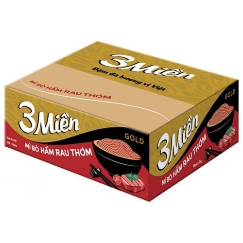Mì Ba Miền thùng 30 gói x 75g