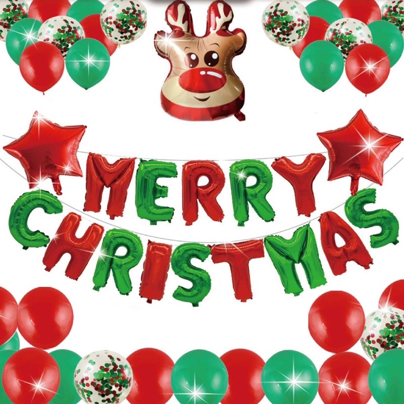Dây chữ MERRY CHRISTMAS (giáng sinh)