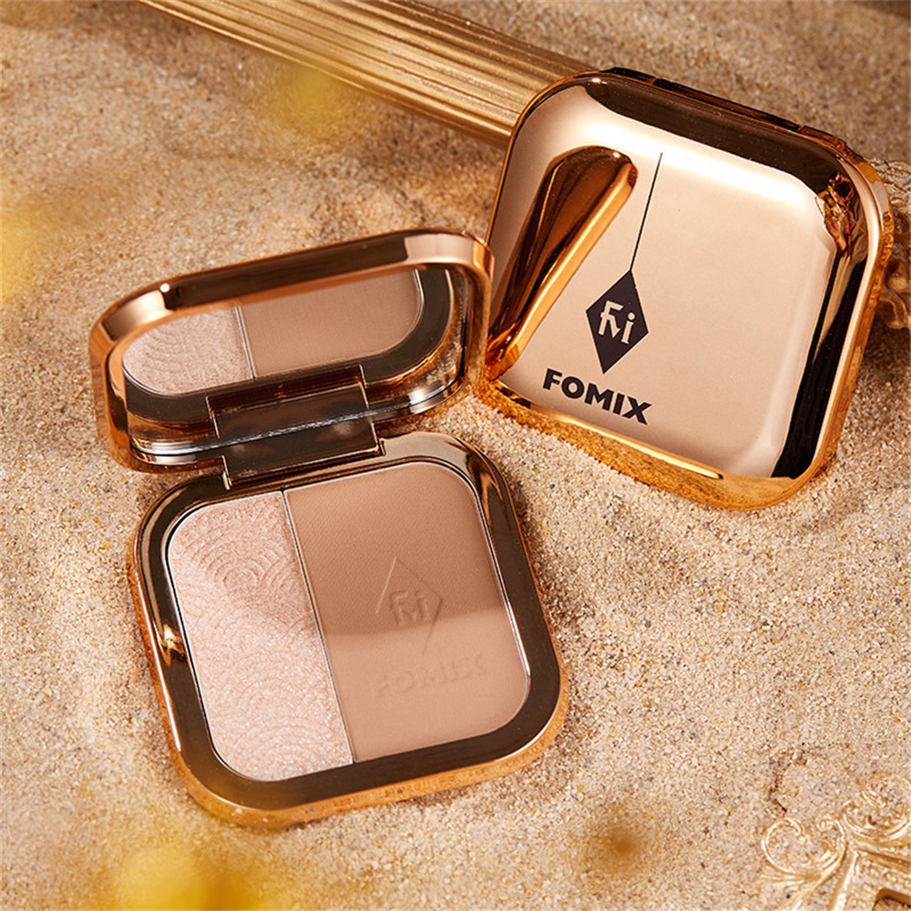 Lorzi FOMIX Highlight Paltte Matte Subtle Long Lasting Pigmented Shading Powder Three-dimensional Shadow Silhouette Shadow Nose Shadow Repair Capacity Powder