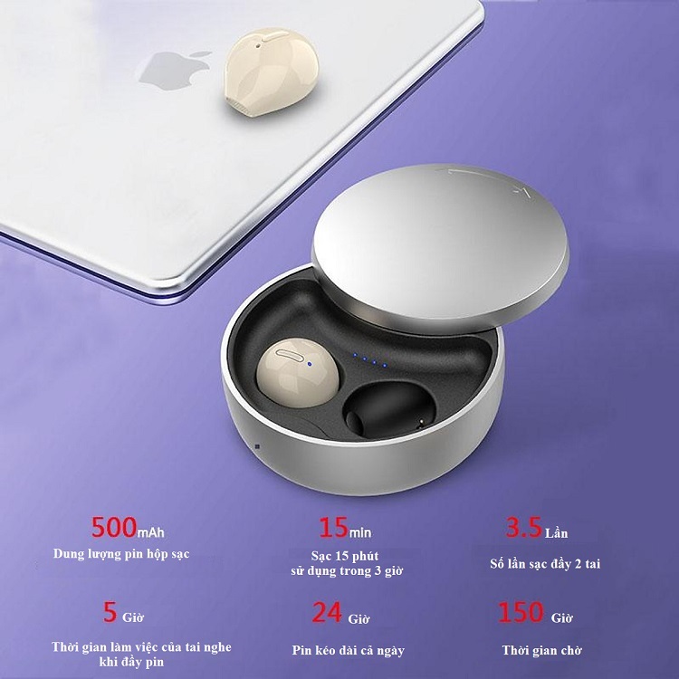 Tai Nghe Nhét Tai Mini X-21 - Bluetooth 5.0