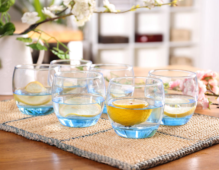 Bộ cốc (ly)  thủy tinh thấp Luminarc Salto Blue 6 chiếc J1584- 32cl