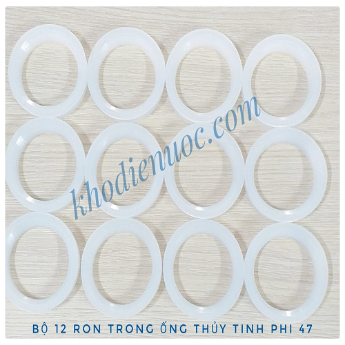 Combo bộ 12 ron trong ống thủy tinh phi 47 cho máy nlmt