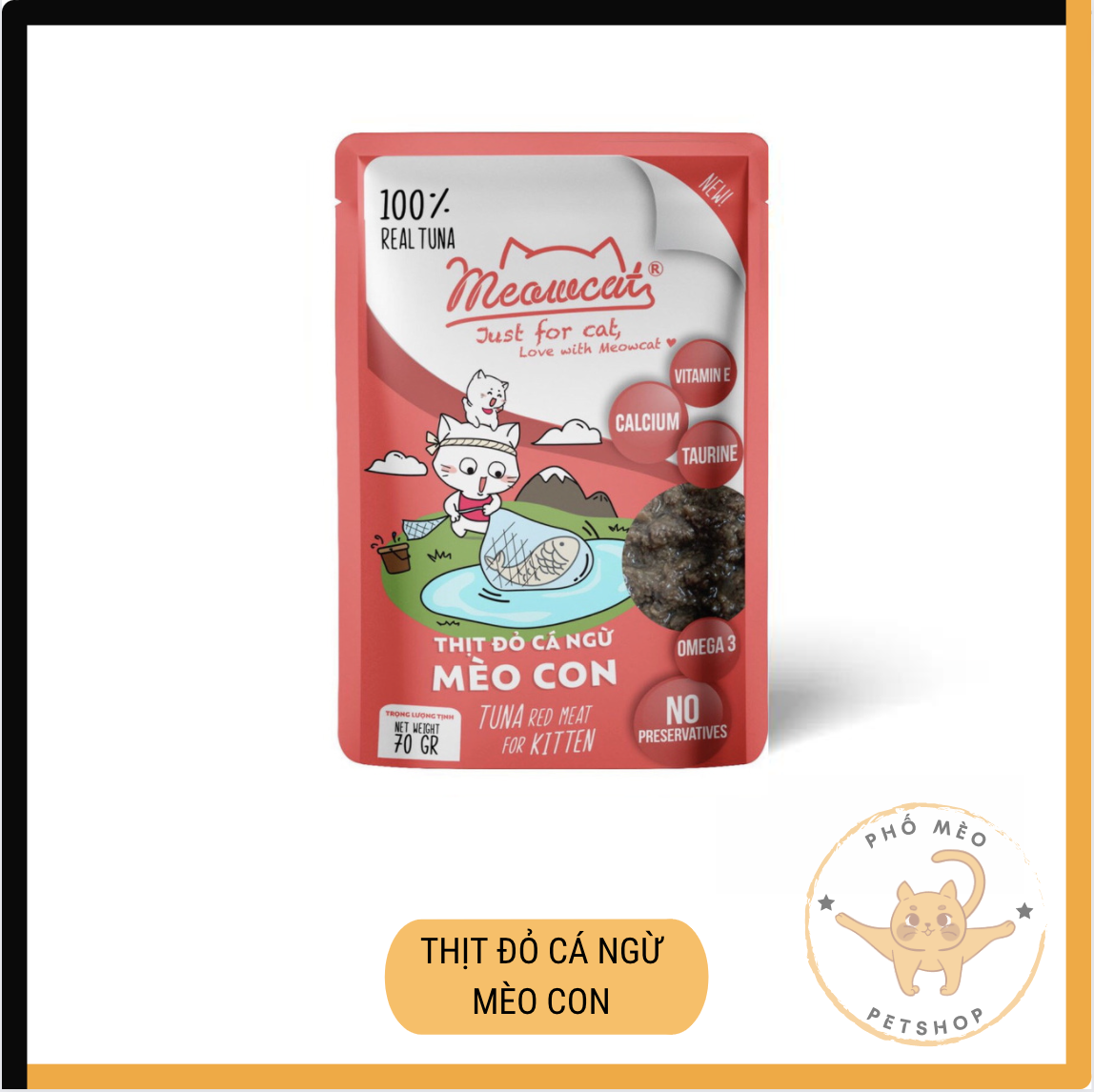 Pate mèo Meowcat 70g - 9 Vị
