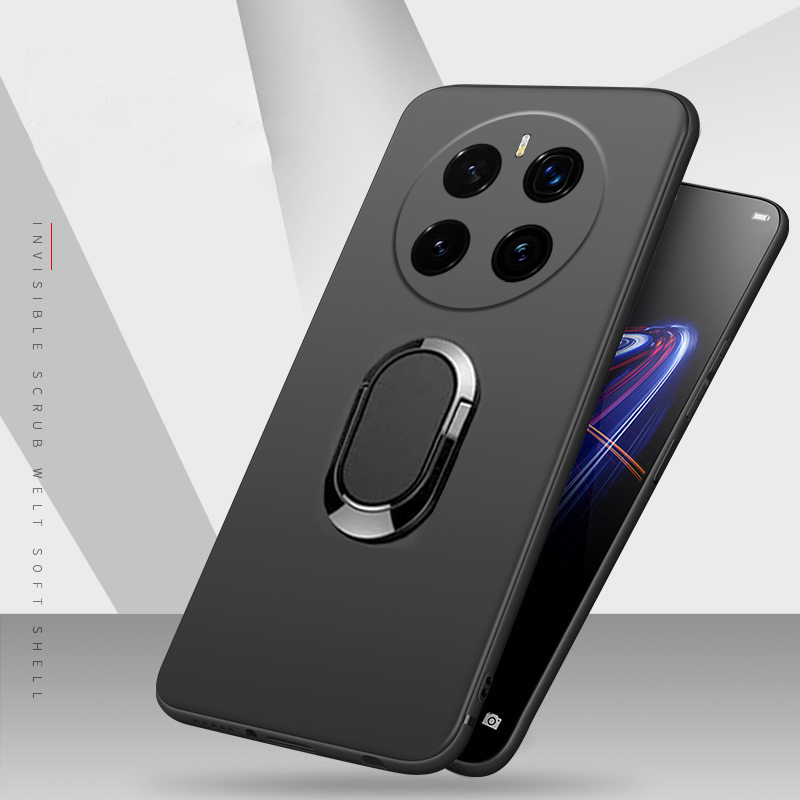 For Honor Magic 7 Pro Case Soft Silicone Matte Full Protector Shockproof Car Adsorb Holder Ring For Honor Magic 7 Pro Back cover Phone Cases.