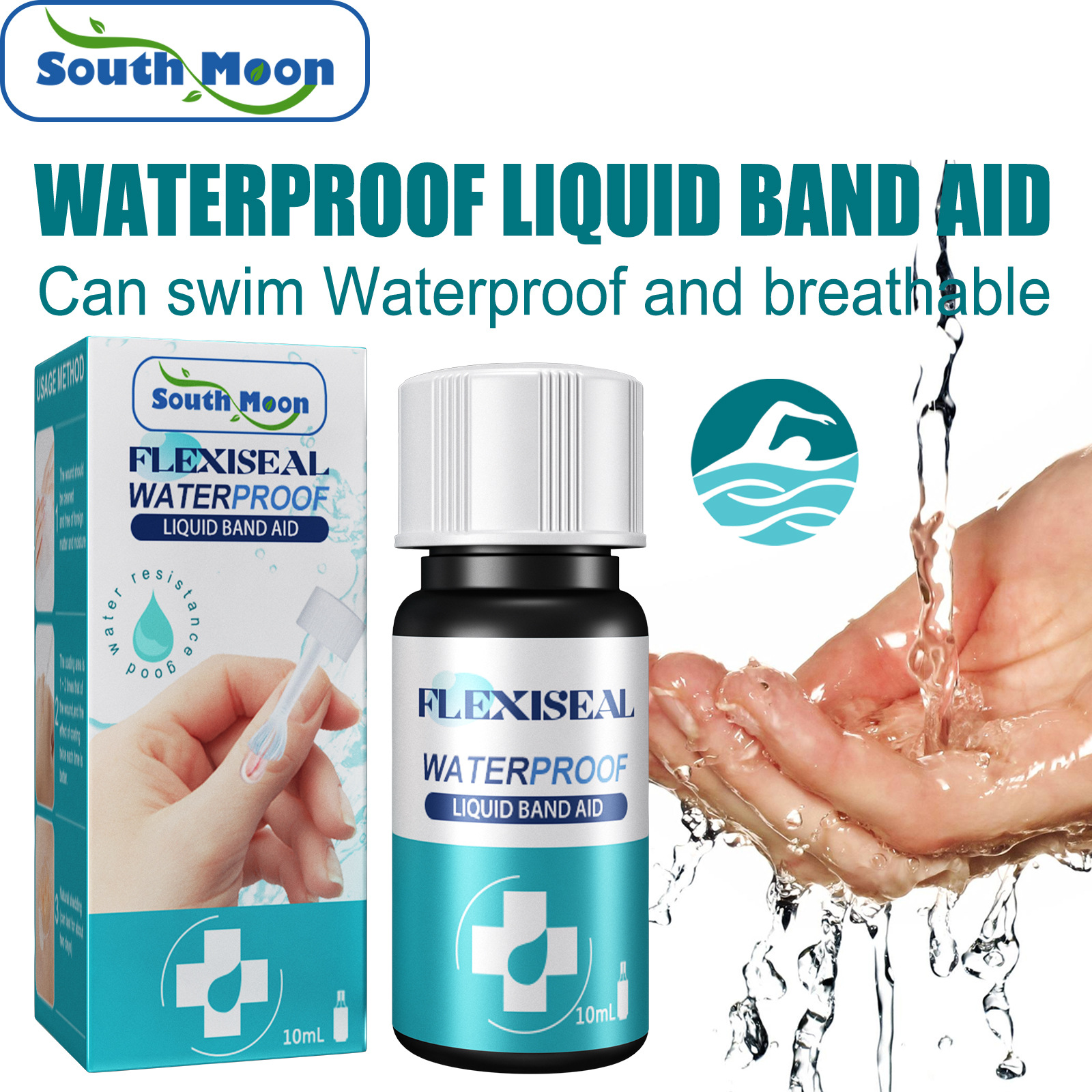 South Moon Waterproof First Aid Liquid Bandage Quick Healing Dressing