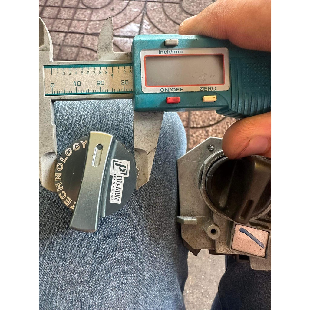 (Núm Bông CNC SH 2012 , Airblade) Núm bông cnc cho ổ khoá Smartkey dòng có sáng đèn