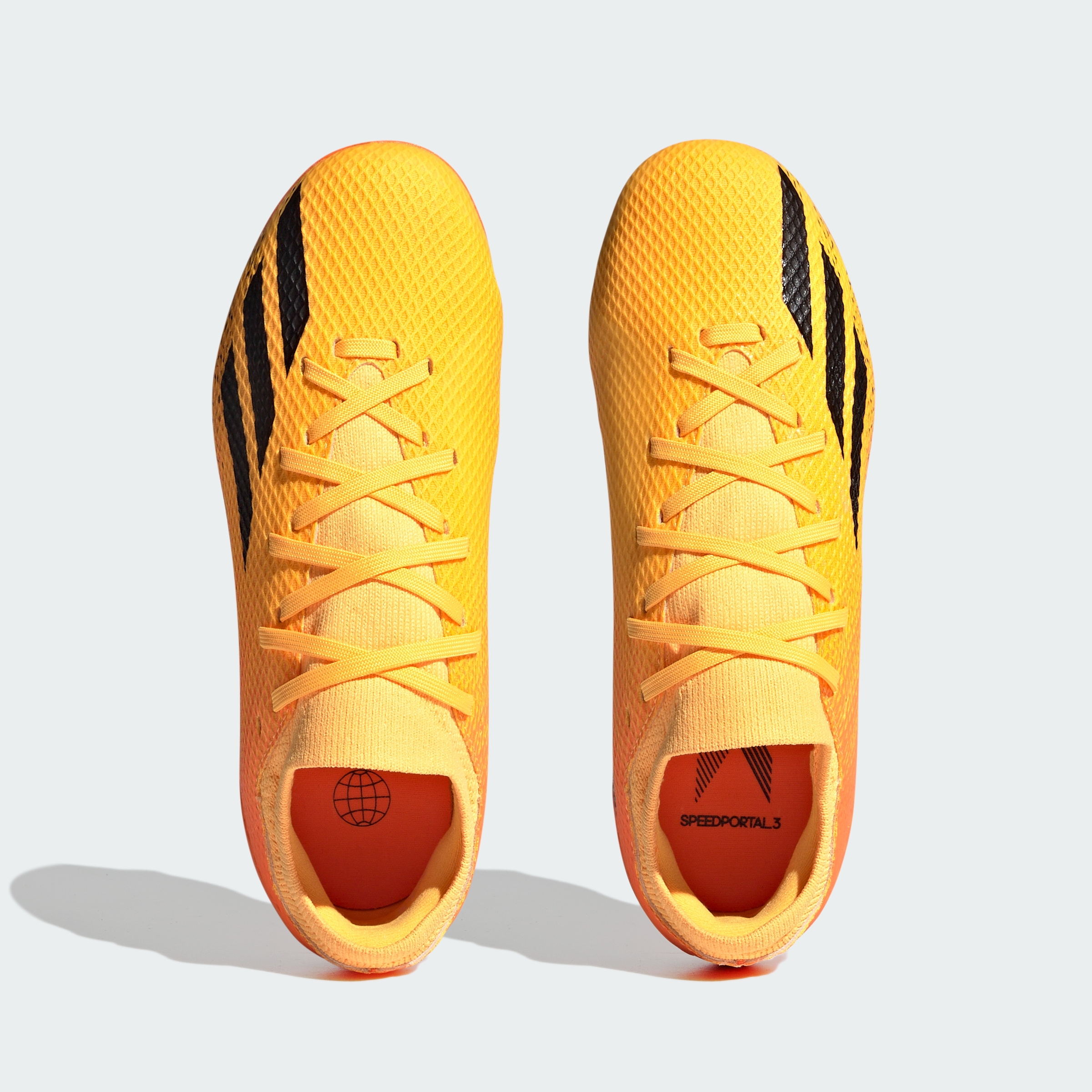 Adidas bóng đá giày đá bóng firm ground x speedportal.3 trẻ em vàng gz5072