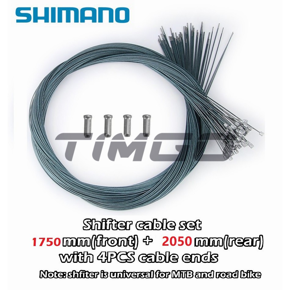 Shimano Green Teflon Stainless Steel MTB Mountain Road Folding Bike Gear Shift Derailleur Inner Cable Wire Front Rear