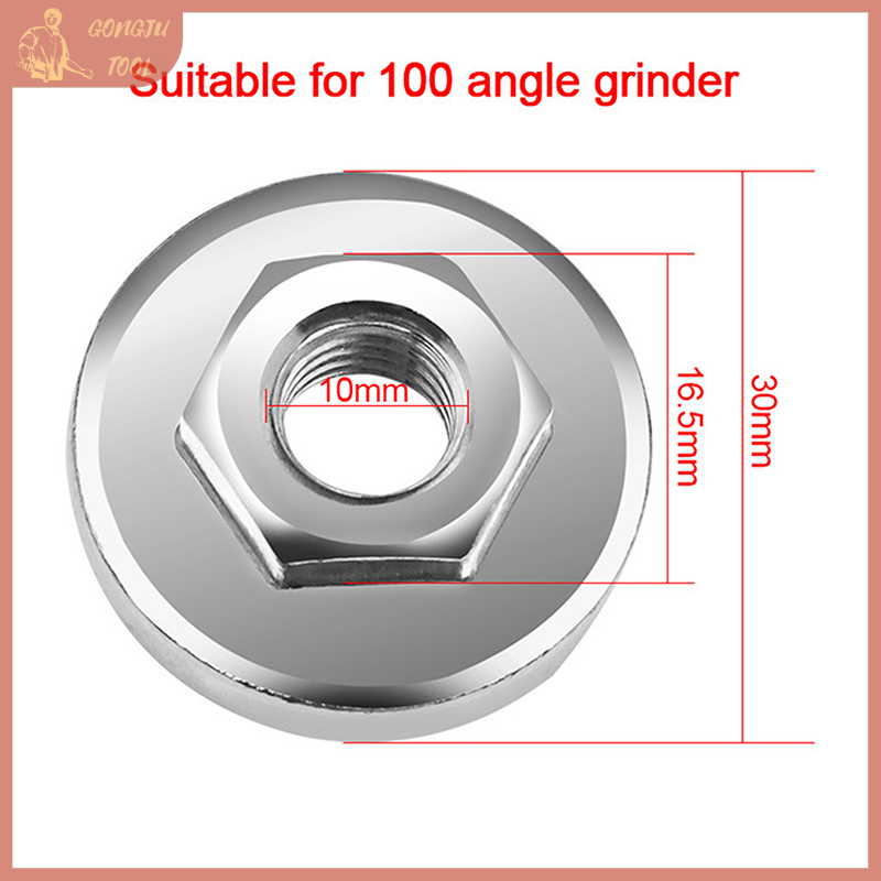 🔨 TOOL 100 Angle Grinder Pressure Plate Modified Splint Stainless Steel Hexagon Nut