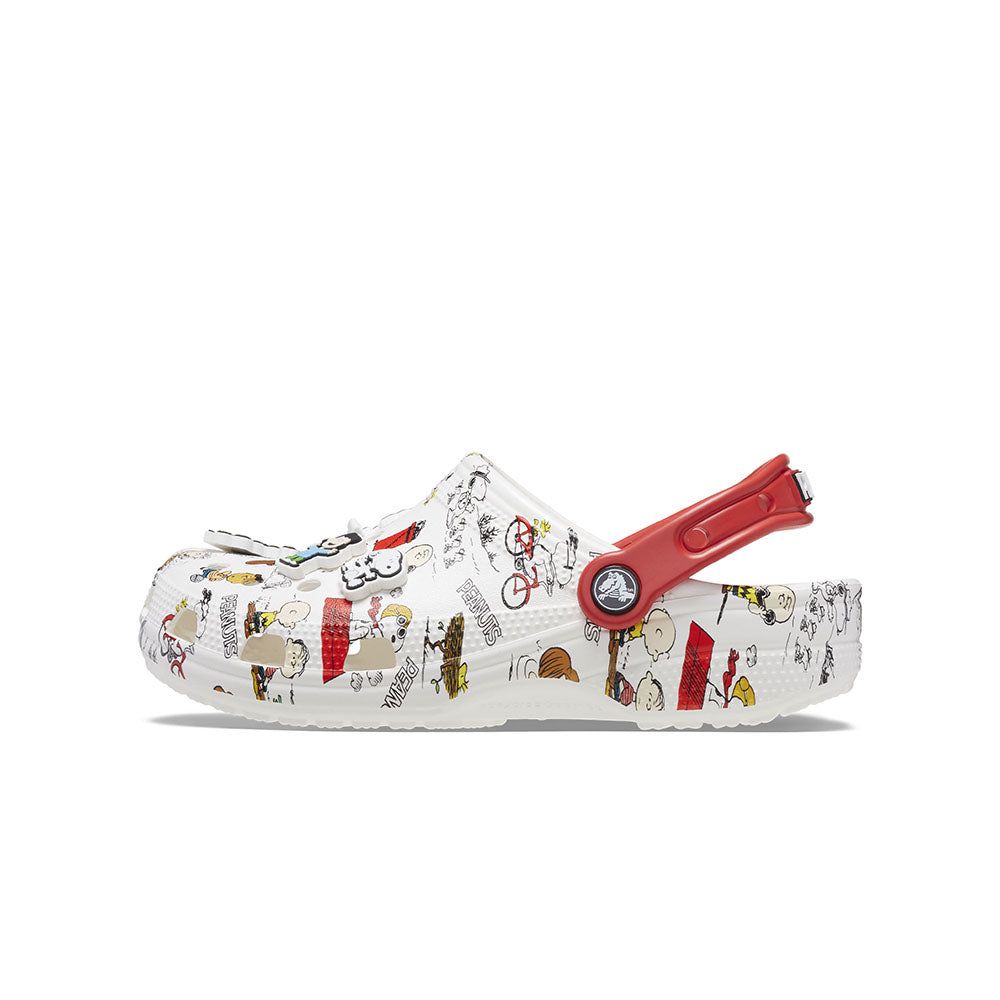 Giày Clog Unisex Crocs Peanuts Classic - White