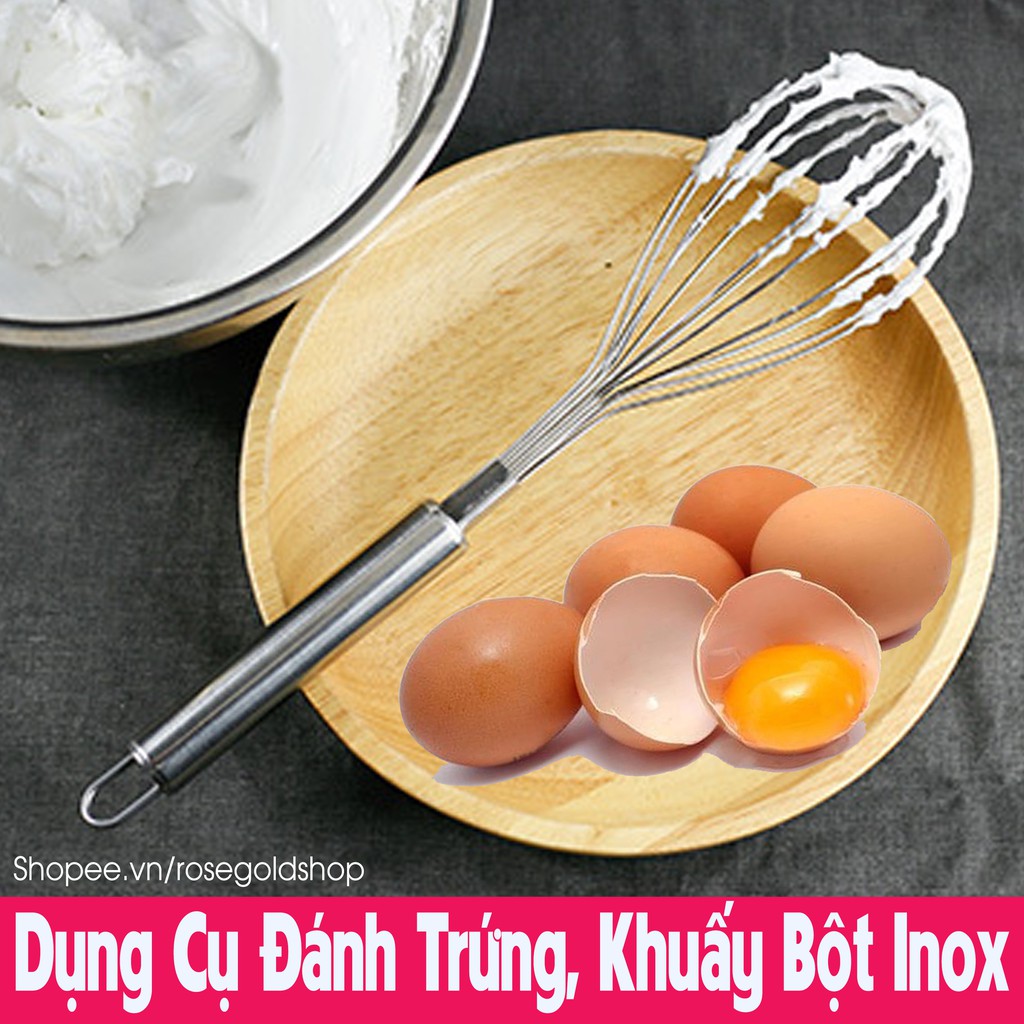 Dụng cụ đánh trứng khuấy bột inox cao cấp