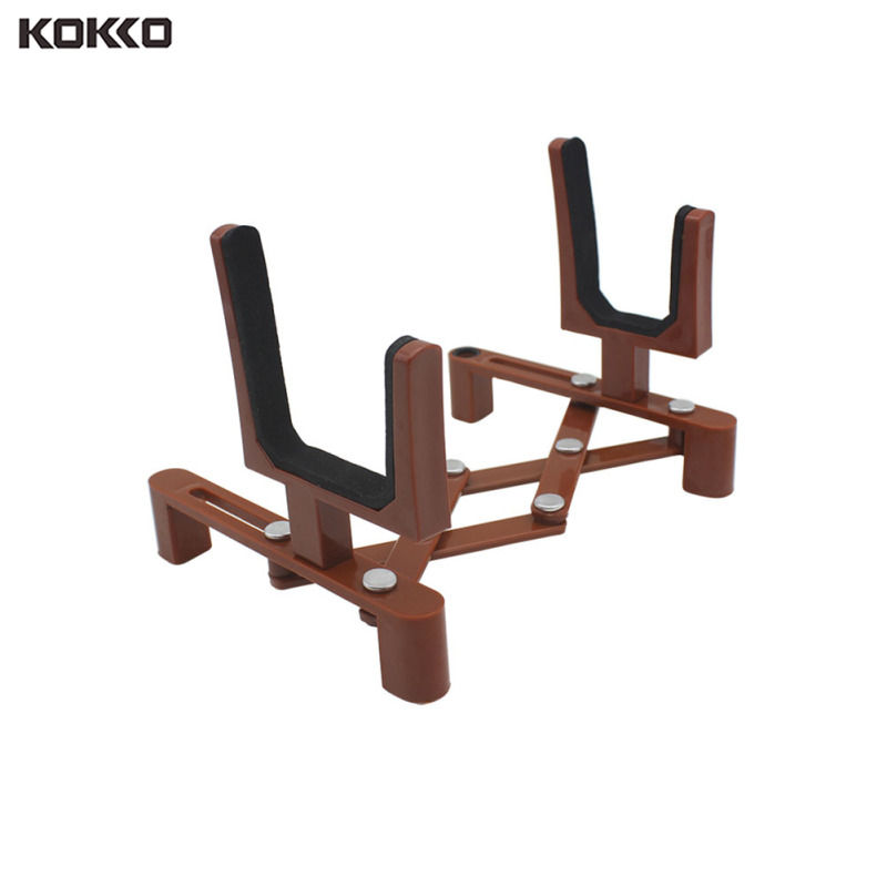 KOKKO Holder for Violin Stand Portable Adjustable Foldable Musical Instrument Stand with Bow