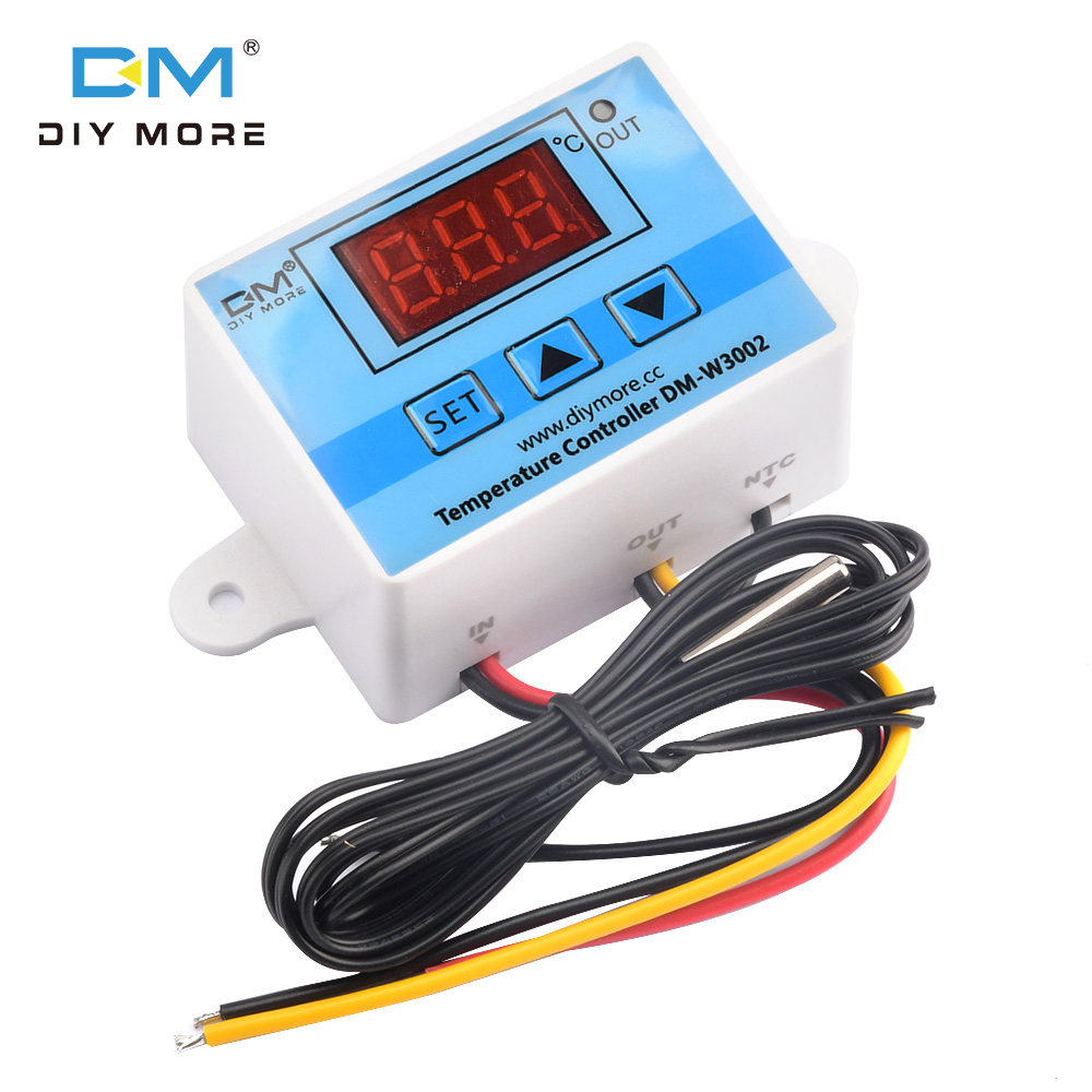 Diymore XH-W3002 Digital W3002 AC12V 24V 110-220V Isolation Transformer Version LED Temperature Controller Microcomputer Thermostat Controller Switch Module