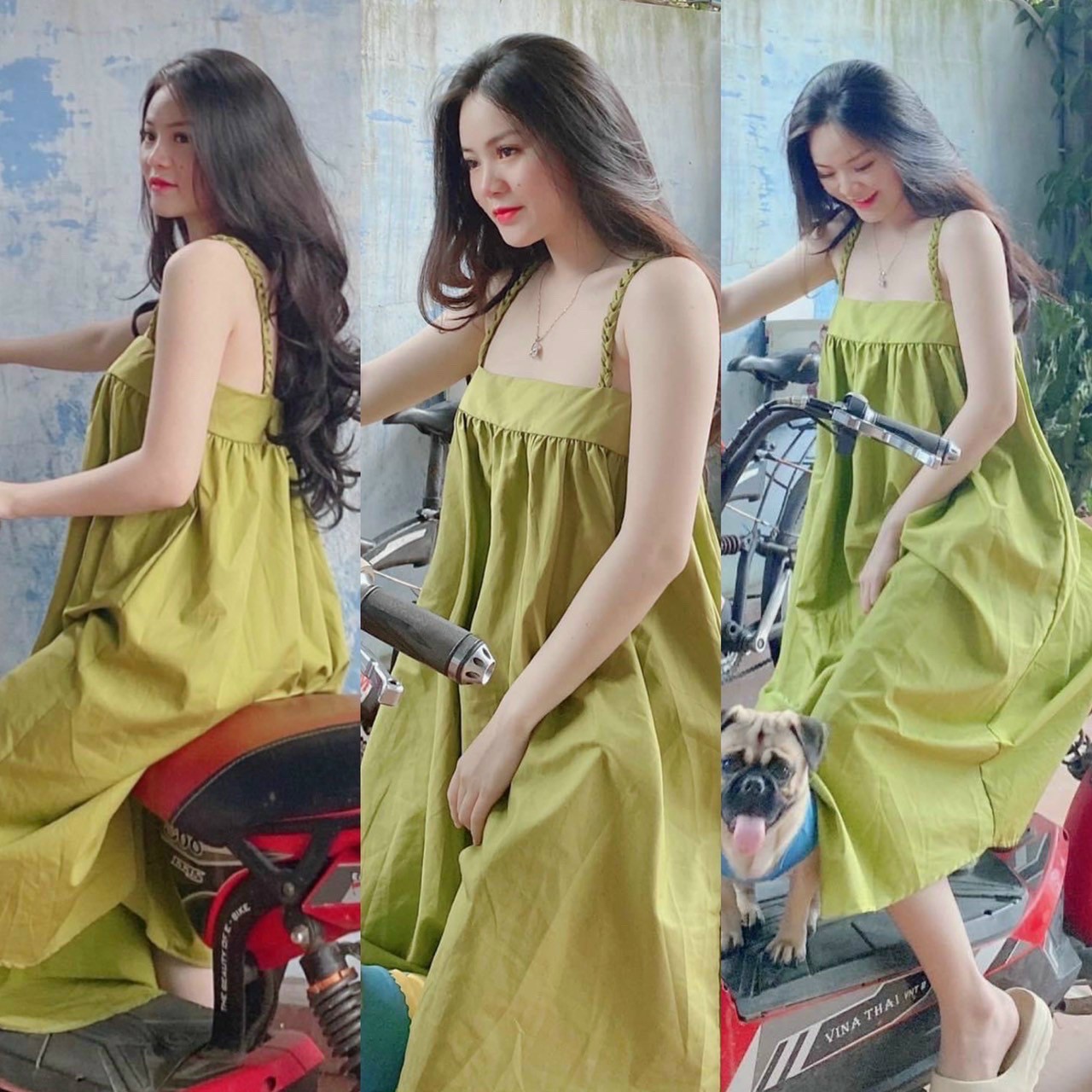 Đầm maxi hàng đẹp sịn mịn màu cực kỳ hot
