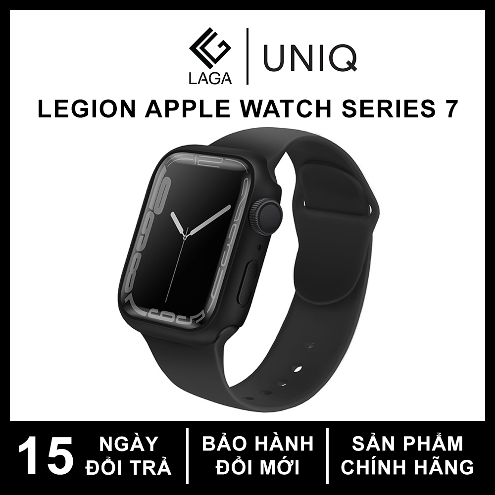 Ốp UNIQ Curved Glass Legion Apple Watch Series 7 Size 41mm 45mm [Tích Hợp Kính Cường Lực] thumbnail