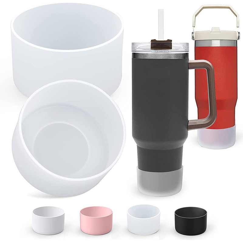 Kitchen accessories Silicone Cup Protective Sleeve Cushion For Stanley Quencher Adventure 40oz Tumbler with Handle & Stanley IceFlow 20oz 30oz BOYUAN. 