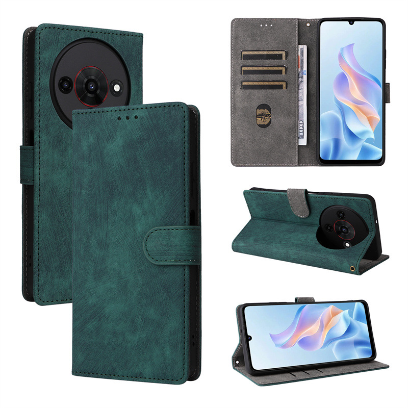 ZTE Blade A36 4G Wallet Phone Case with RFID Blocking Credit Card Holder,PU Leather Flip Folio Case Wallet with Kickstand Protective Case for ZTE Blade A36 4G.