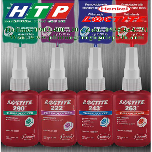 Hướng dẫn sử dụng keo loctite 222 - 50ml