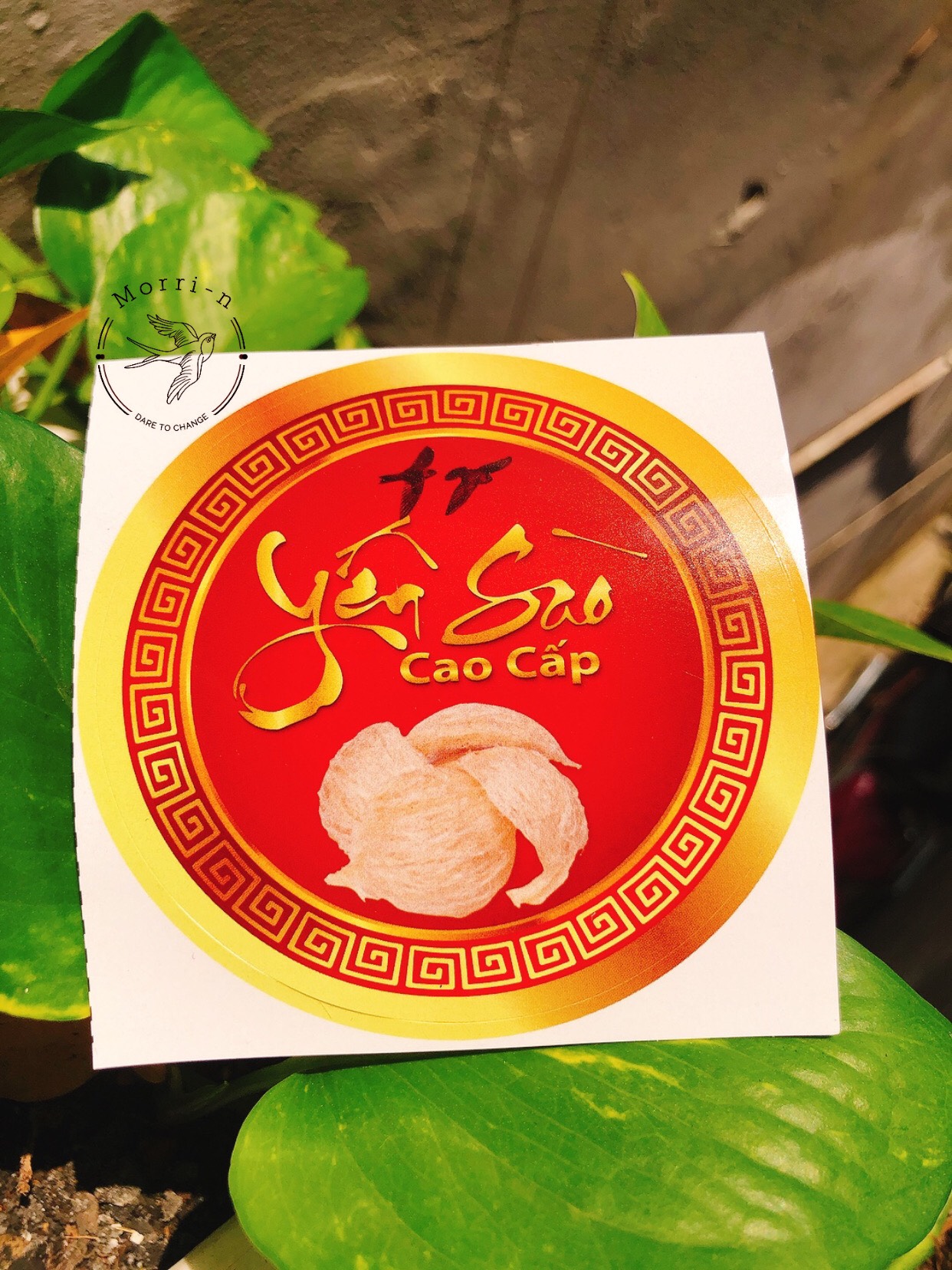 [COMBO] 10 TEM DÁN HỘP DECAL YẾN SÀO CAO CẤP 8.5CM