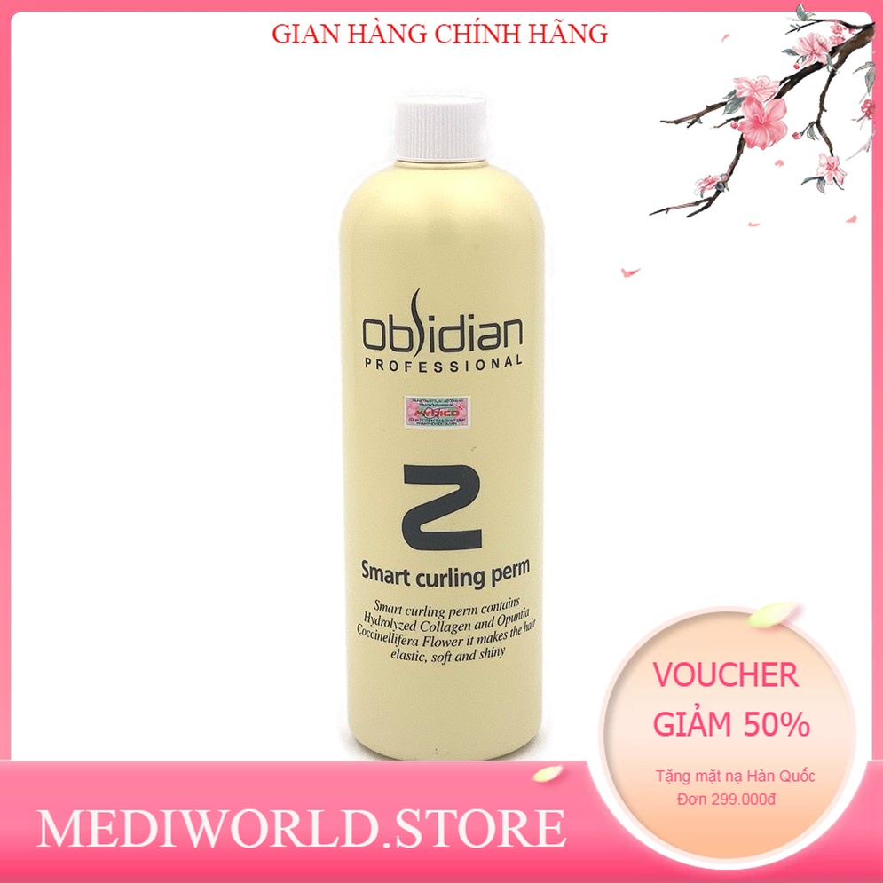 Uốn Tóc 3D Obsidian Uốn Nóng Và Uốn Lạnh 500+500ml