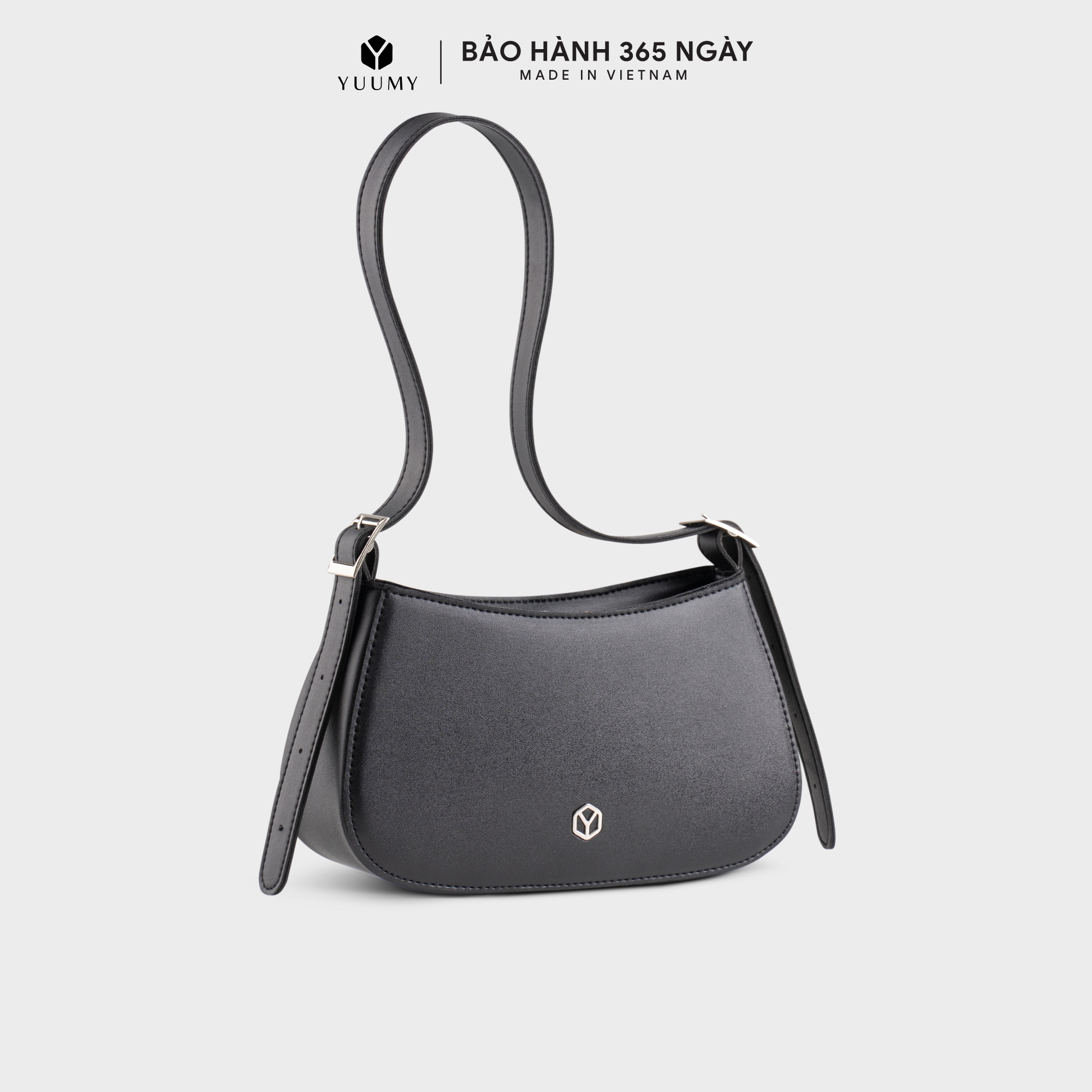 Túi Yuumy (Thời trang nữ kiểu dáng basic size 24 - Túi đeo vai da Seasand YN228)